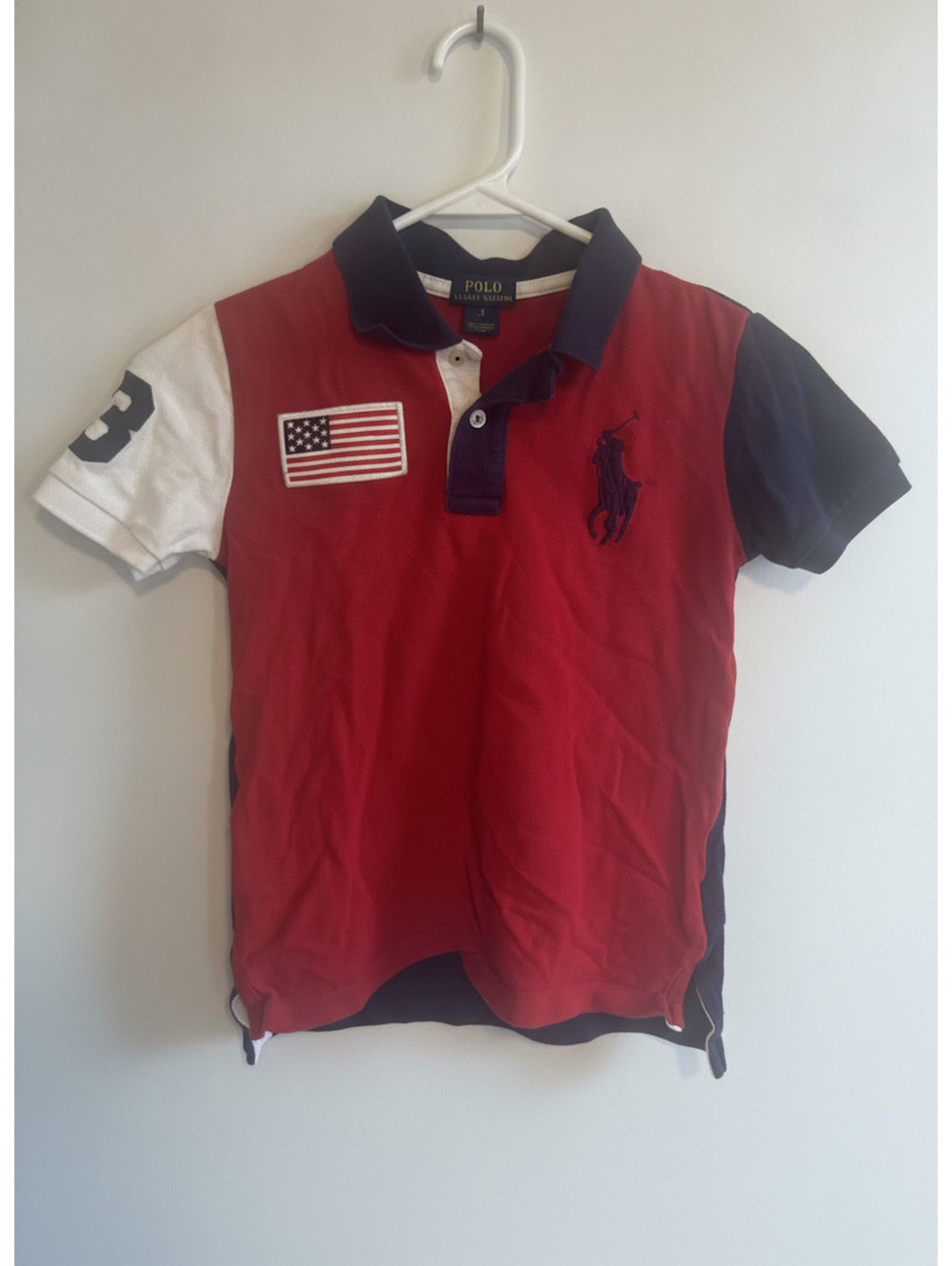 Polo Ralph Lauren Kid's Red and Multi Polo-shirt